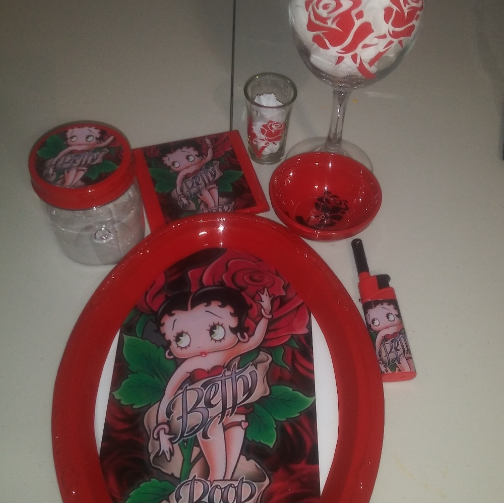 Betty Boop Tray Set
